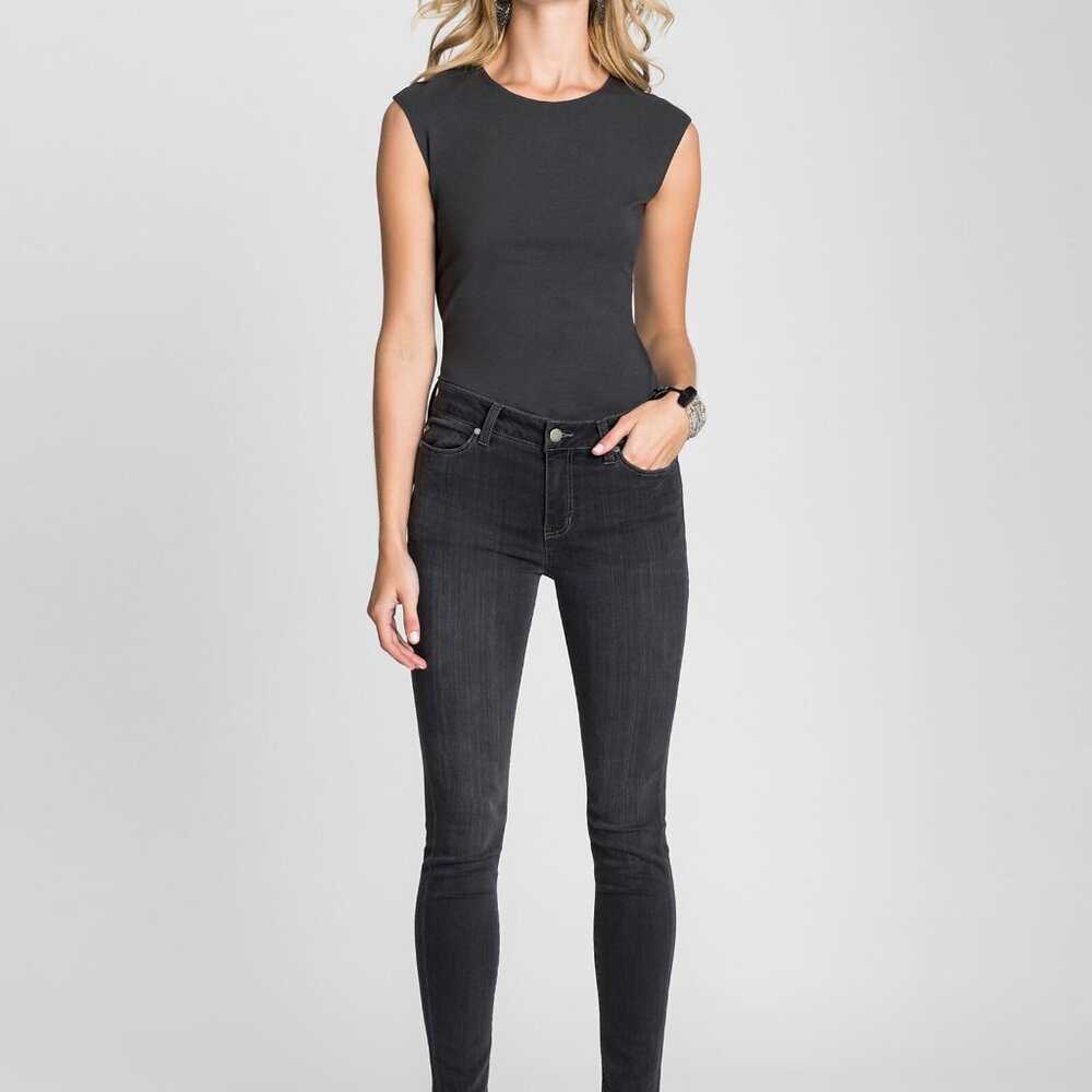 Liverpool Abby Skinny Jean in Dark Grey Women's Size 8 /29 32" Inseam